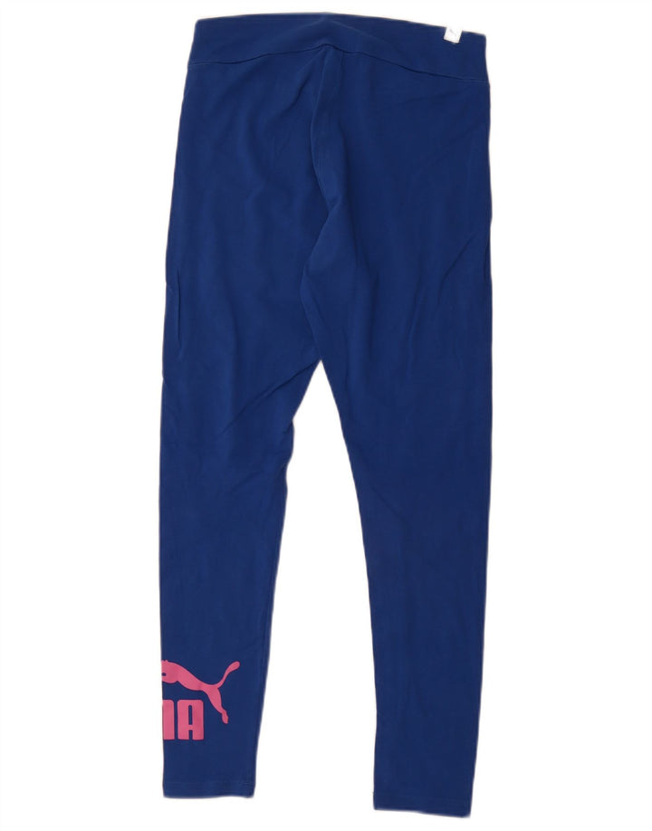 Leggings Puma Feminino UK 12 Azul Médio