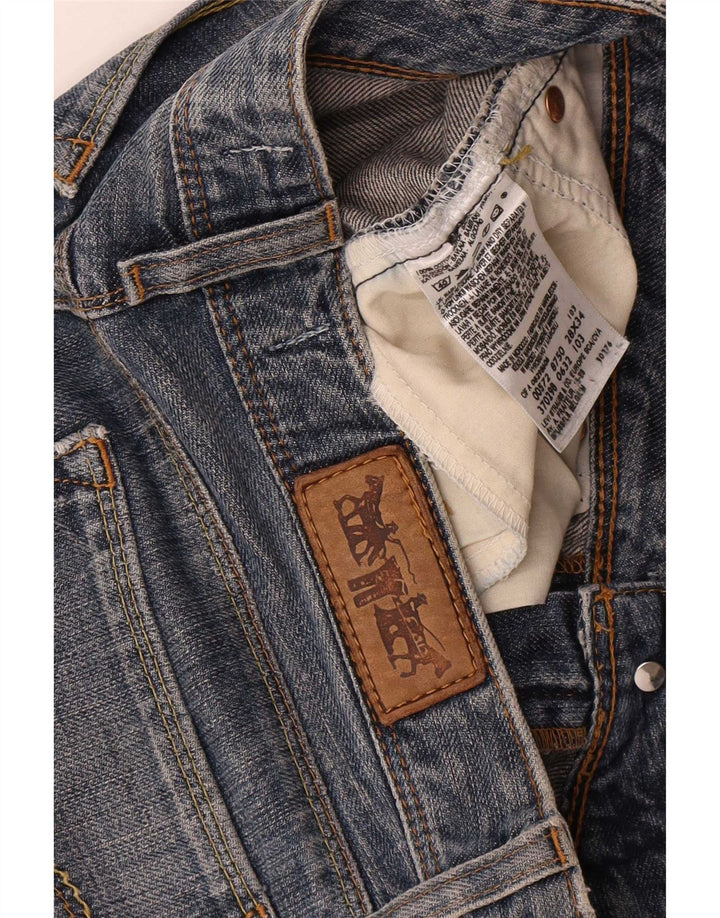 Calça jeans feminina Levi's 572 Bootcut W28 L34 azul algodão