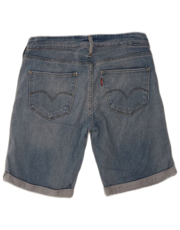 Shorts jeans feminino LEVI'S W28 algodão azul médio