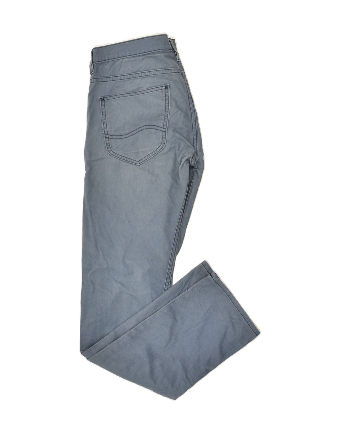 LEE Womens Straight Casual Trousers W31 L34 Blue Cotton Vintage Lee and Second-Hand Lee from Messina Hembry 