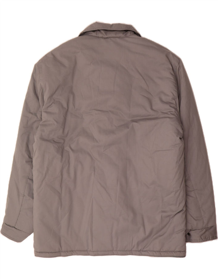 VINTAGE Mens Padded Jacket UK 44 2XL Grey Vintage Vintage and Second-Hand Vintage from Messina Hembry 