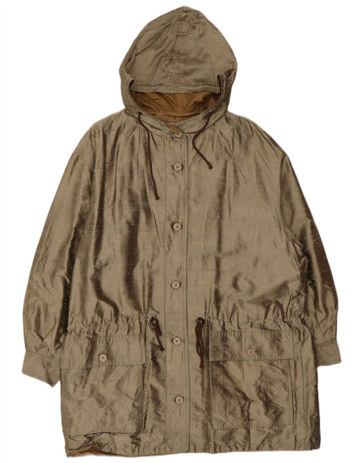 OLIVER BY VALENTINO Sobretudo feminino oversized com capuz IT 44 Médio Bege