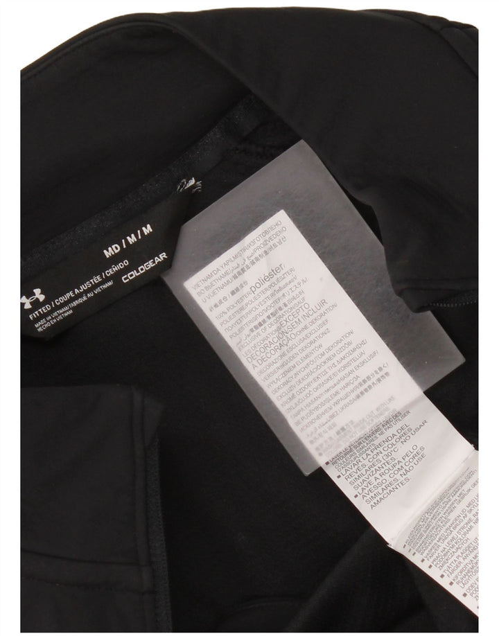 Under Armour Womens Cold Gear Tracksuit Top Jacket Reino Unido 14 Médio Preto