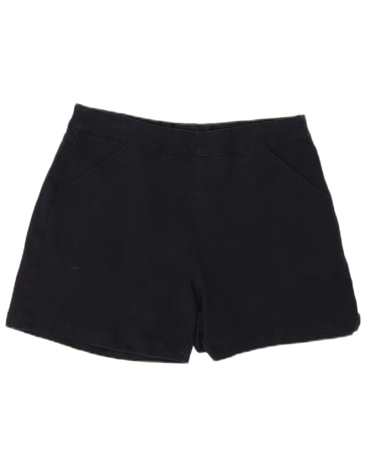 Shorts Chino feminino Nautica grande W32 algodão azul marinho