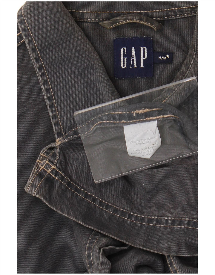 Camisa masculina de manga curta Gap algodão cinza médio