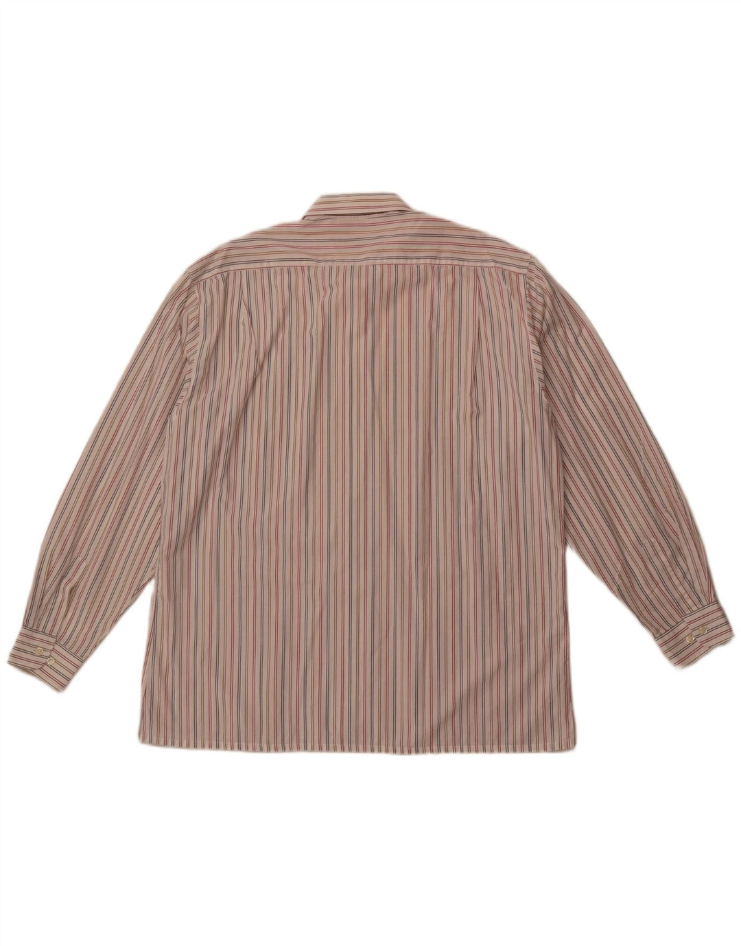 Camisa masculina CACHAREL tamanho 43 XL risca de giz branco