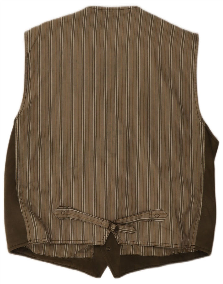 Colete masculino de camurça Camel Active IT 52 grande marrom