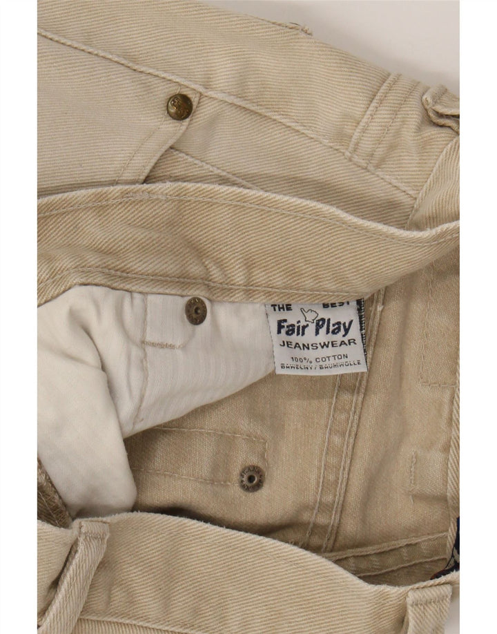 VINTAGE Mens Tapered Jeans W30 L27 Beige Cotton Vintage Vintage and Second-Hand Vintage from Messina Hembry 