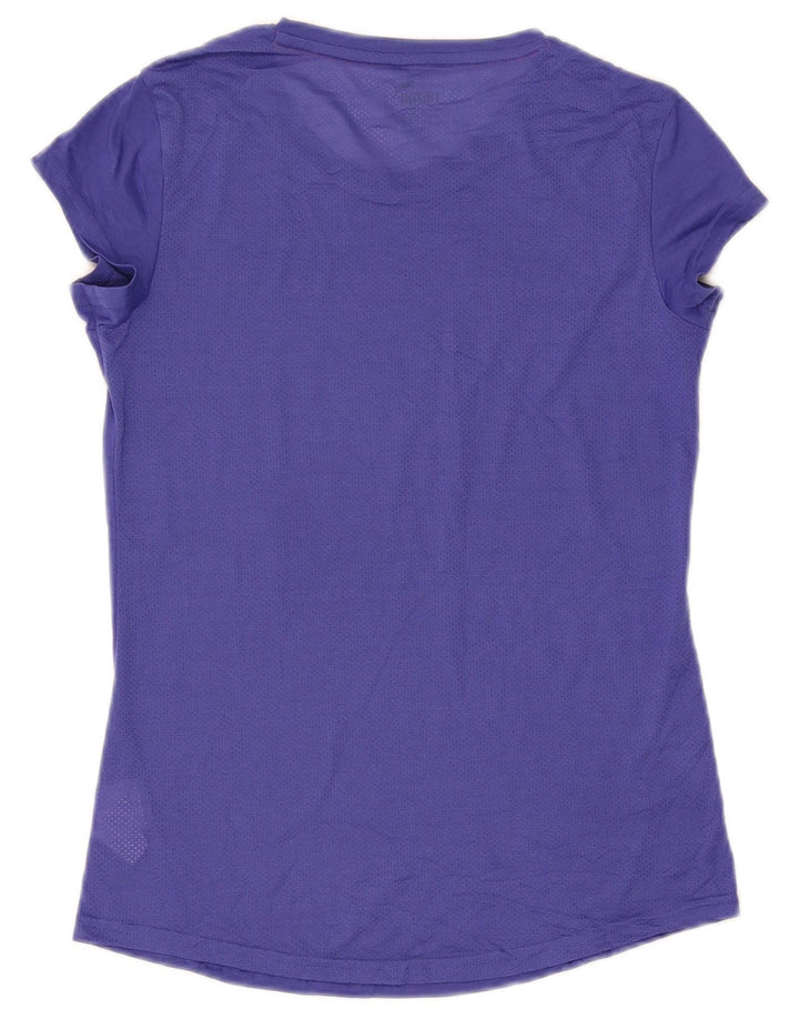 Puma Camiseta Feminina Top UK 10 Pequena Roxa Poliéster