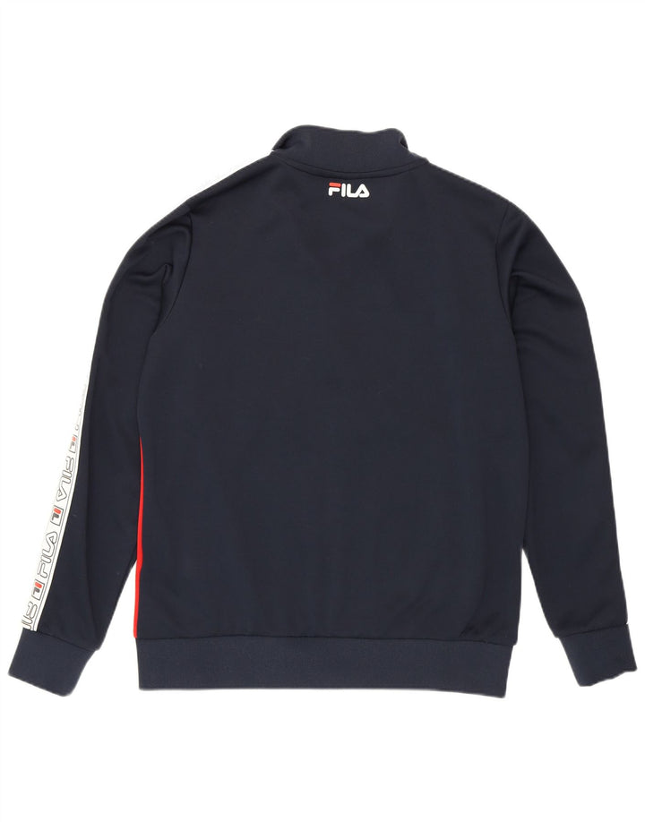 Jaqueta masculina Fila Graphic Tracksuit Top pequeno bloco colorido multicolorido