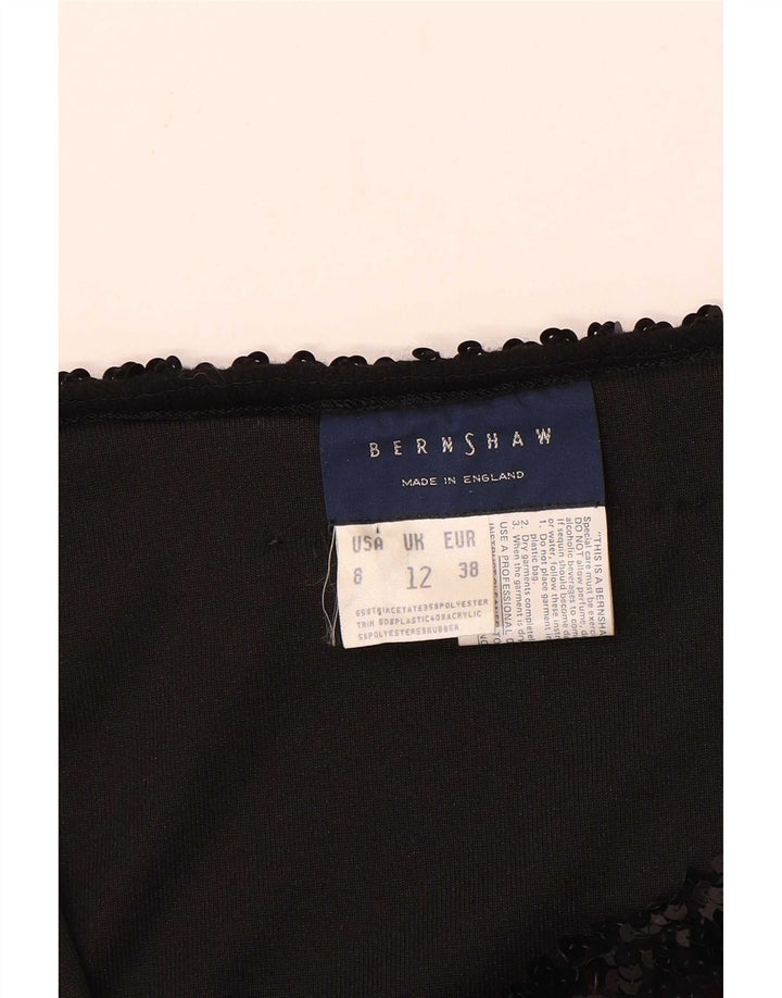 Body feminino Bernshaw com ombros de fora UK 12 acrílico preto médio
