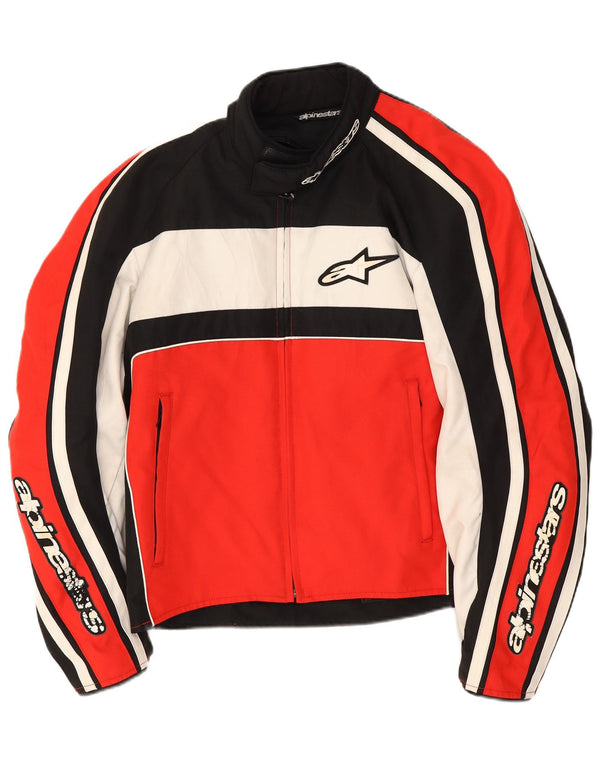 Jaqueta masculina Alpinestars Graphic Racer UK 42 XL vermelho colorblock poliéster