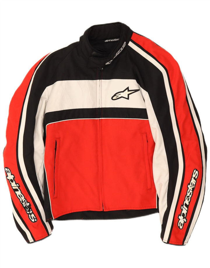 Jaqueta masculina Alpinestars Graphic Racer UK 42 XL vermelho colorblock poliéster