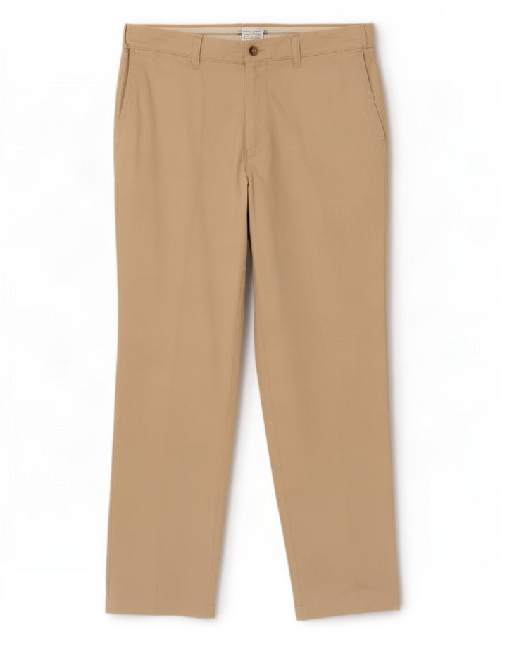 Calça Chino Regular Masculina Marks & Spencer W34 L31 Algodão Bege