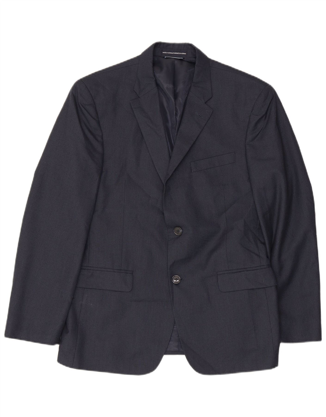 Jaqueta Blazer Masculina Tommy Hilfiger Curta 2 Botões Reino Unido 38 Médio Azul Marinho