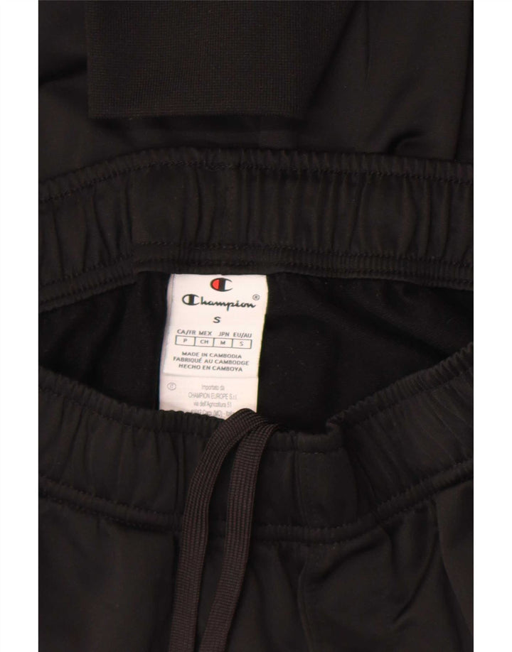 Calça de treino masculina Champion Joggers pequeno poliéster preto