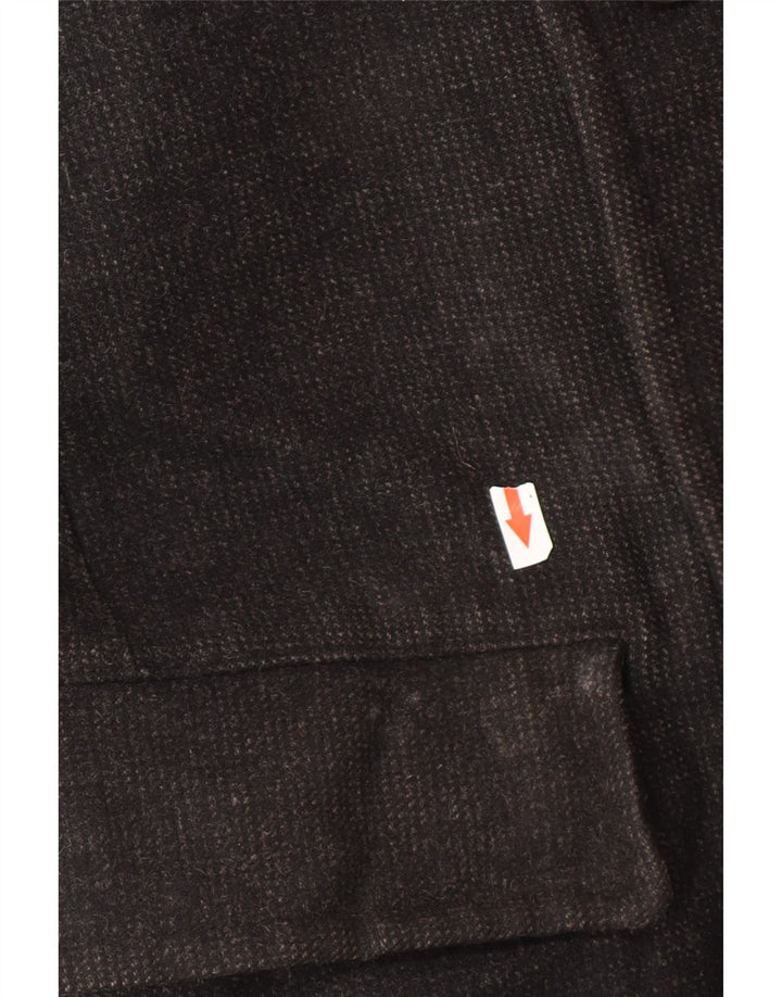 Casaco masculino Marks & Spencer Pea UK 38 lã preta média