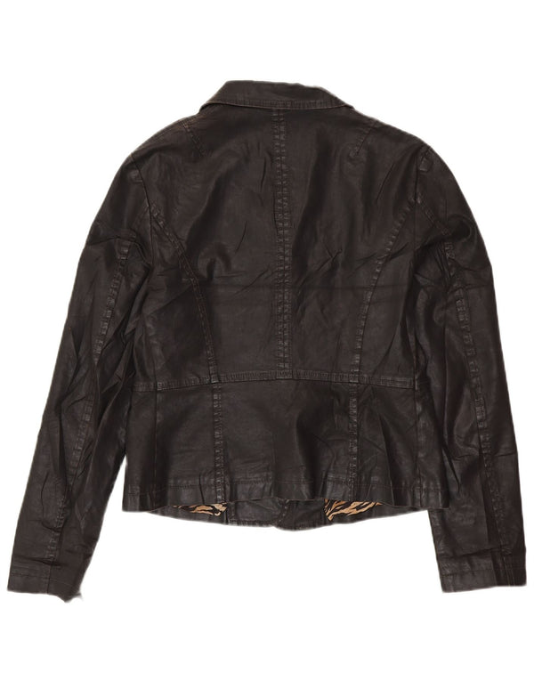 Jaqueta blazer feminina com 3 botões GUESS BY MARCIANO IT 46 grande preta