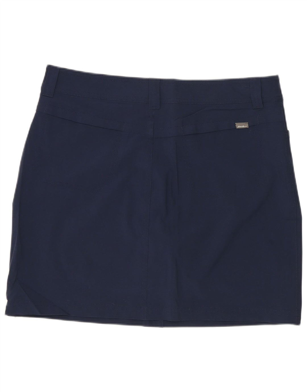 Minissaia feminina EDDIE BAUER EUA 8 médio W32 azul marinho poliéster