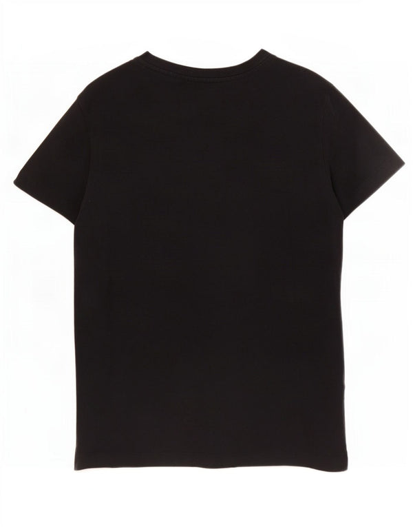Camiseta feminina Calvin Klein Jeans com estampa gráfica, tamanho 10, preto pequeno