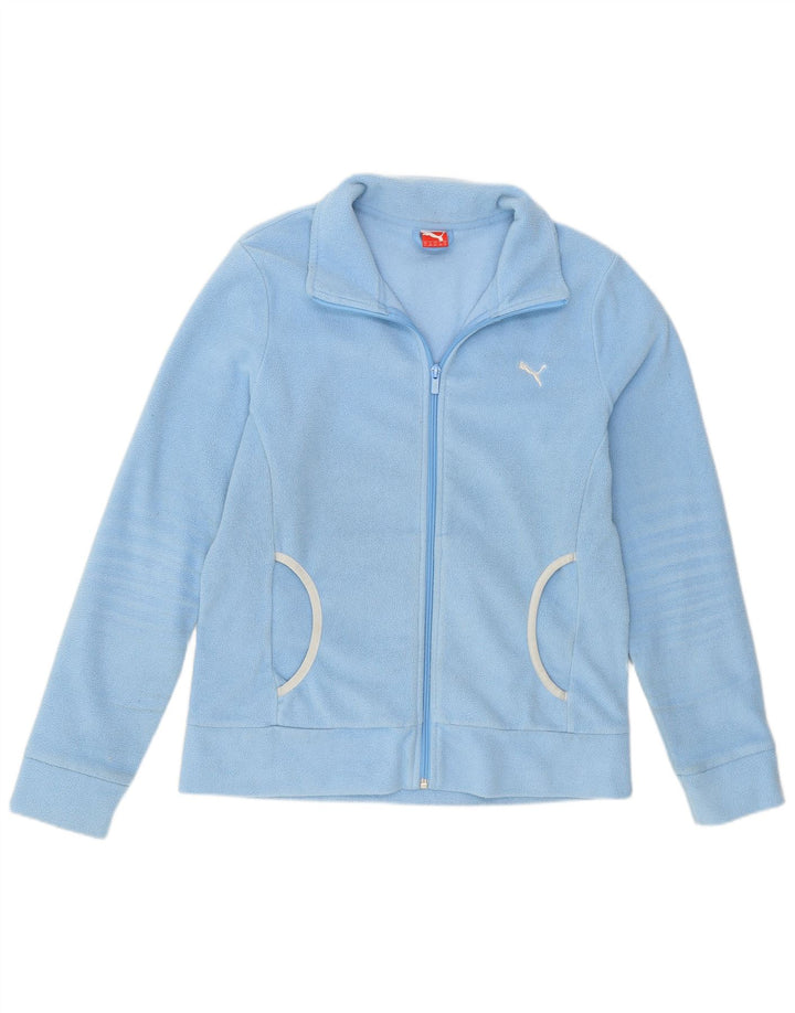 Jaqueta de lã feminina Puma UK 14 poliéster azul médio