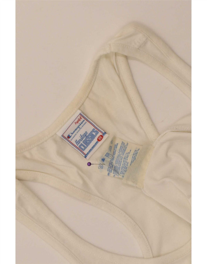 Colete feminino Champion UK 12 algodão branco médio