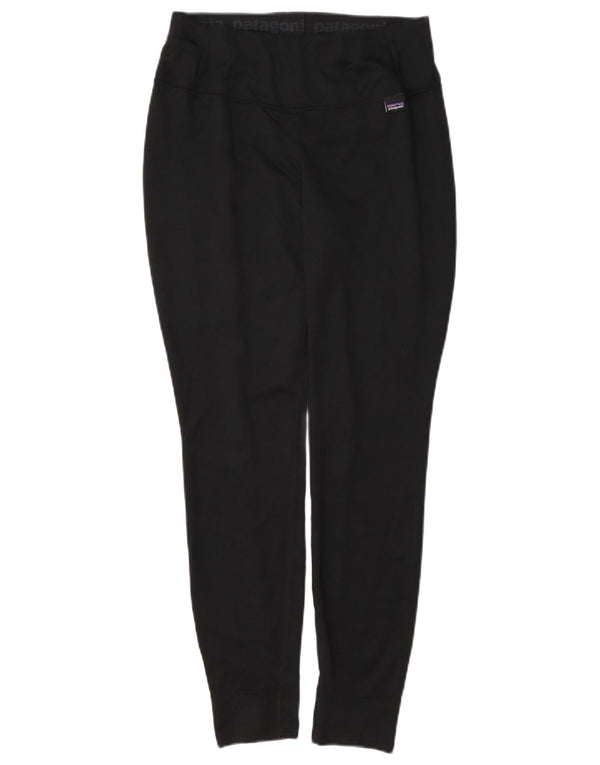 Leggings Patagonia Mulher UK 10 Pequeno Poliéster Preto