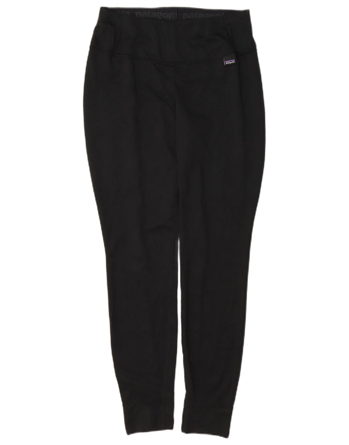 Leggings Patagonia Mulher UK 10 Pequeno Poliéster Preto