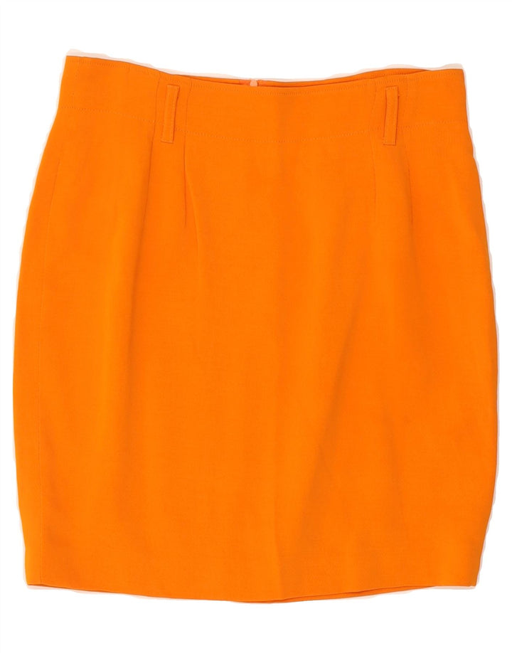 PENNY BLACK Womens Pencil Skirt W28 Medium Orange Vintage Penny Black and Second-Hand Penny Black from Messina Hembry 