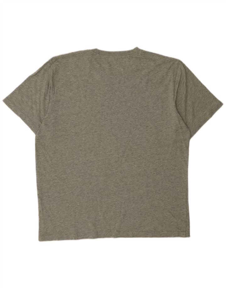 Camiseta gráfica masculina Carhartt grande cinza manchada