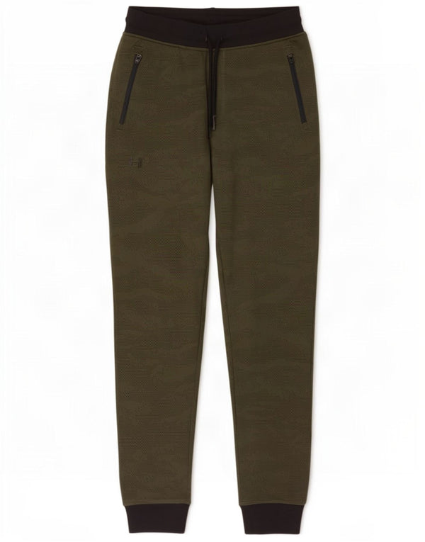 Calça de treino masculina Under Armour Loose Fit Joggers pequeno verde manchado