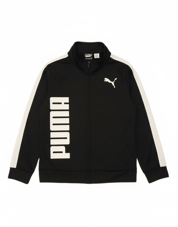 Jaqueta Puma Boys Graphic Tracksuit Top 6-7 Anos Preto Colourblock Sports