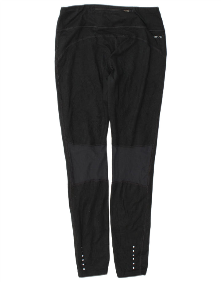 Leggings Nike Femininas UK 10 Pequenas Pretas Colorblock