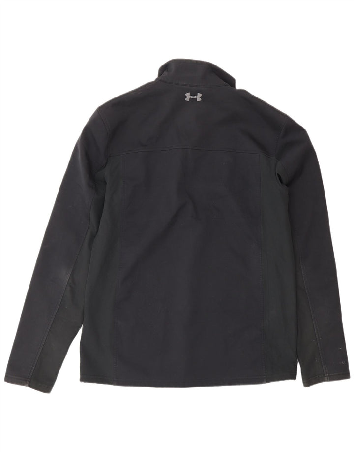 Under Armour Masculino Cold Gear Fato de treino Jaqueta superior de poliéster preto médio