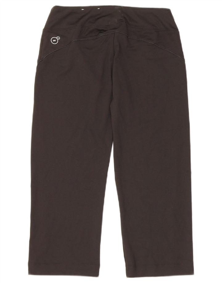 Puma Calça Capri Feminina UK 8 Pequena Preta