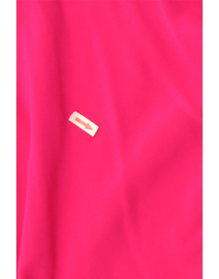 Vestido feminino Coast sem mangas com bainha UK 12 médio rosa triacetato