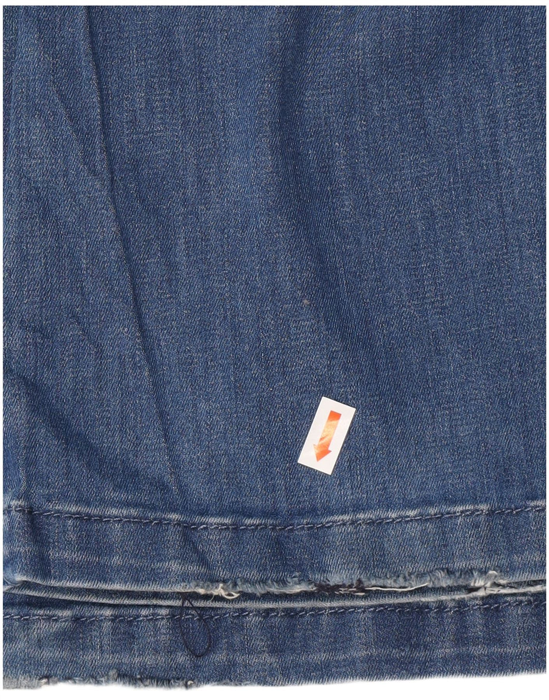 Calça jeans feminina BENETTON W26 L33 azul algodão
