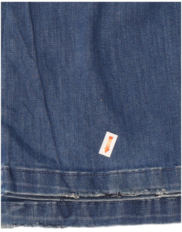 Calça jeans feminina BENETTON W26 L33 azul algodão