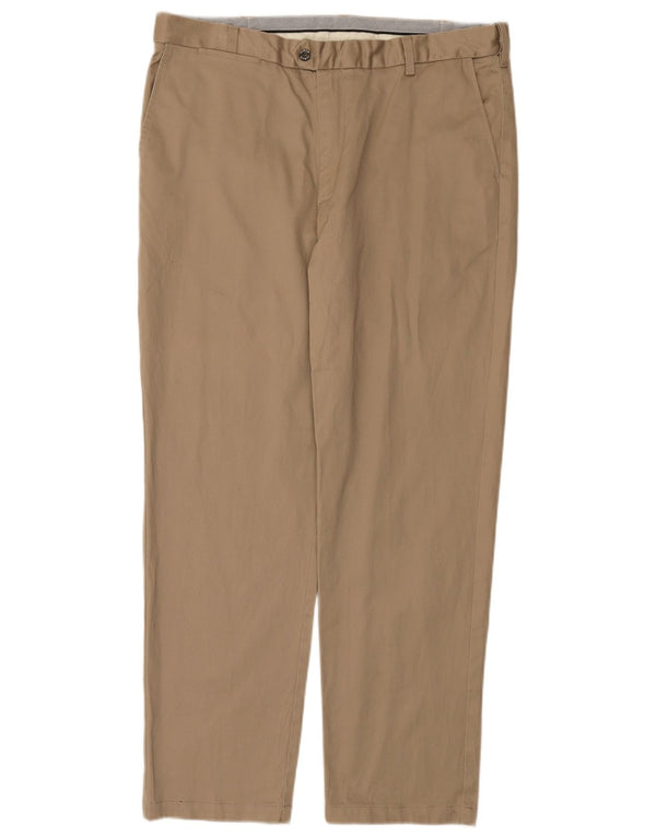 Calça Chino Masculina Farah Classic Fit Straight W38 L30 Algodão Bege