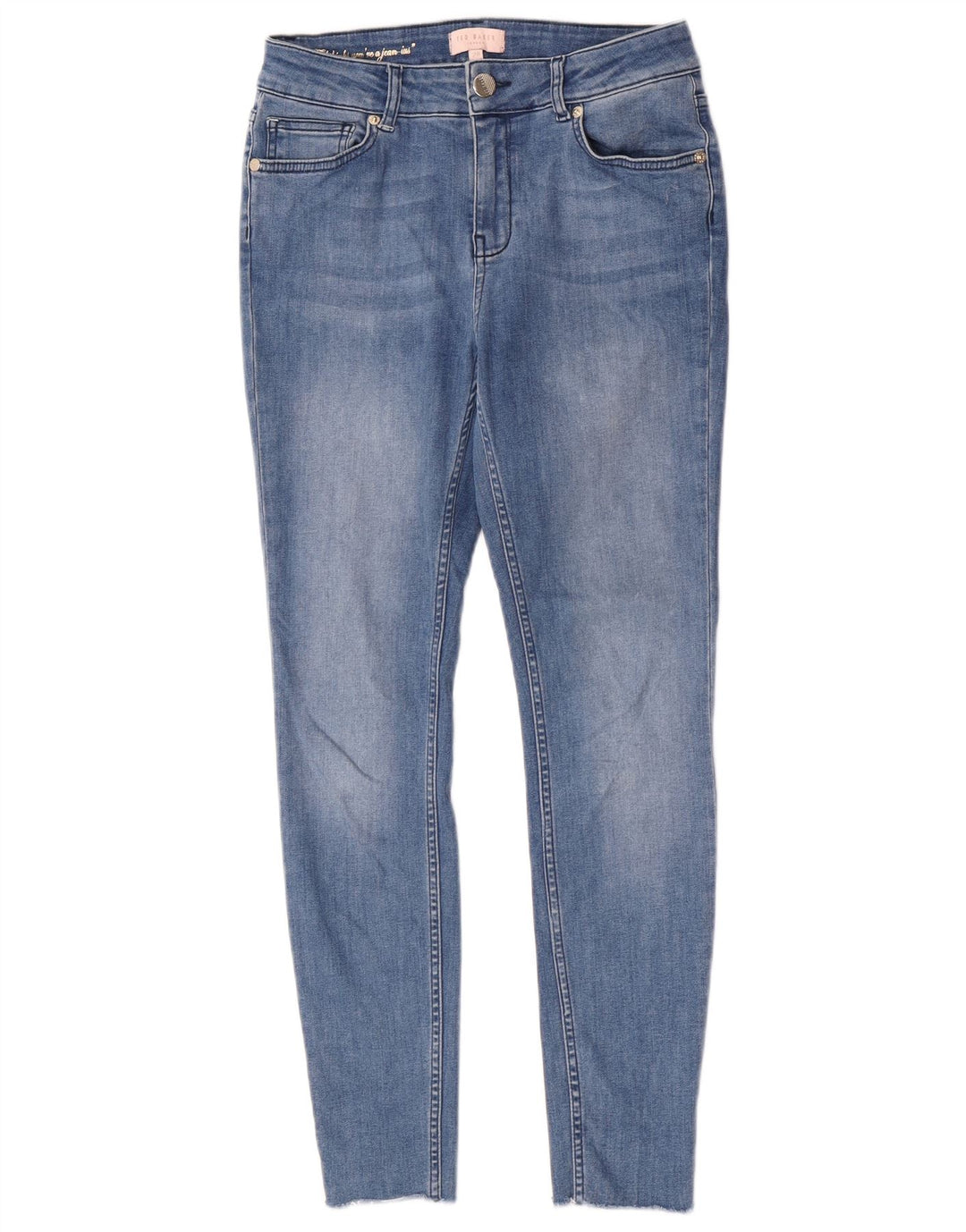 Jeans skinny feminino Ted Baker W28 L27 algodão azul