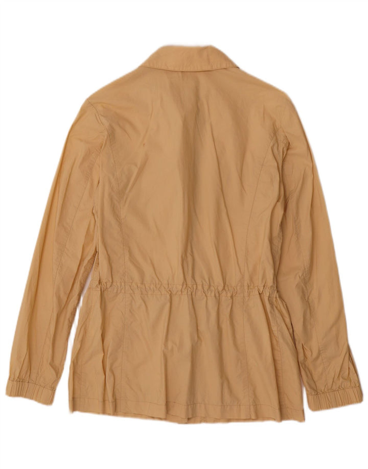 SERGIO TACCHINI Womens Utility Jacket UK 14 Medium Beige Cotton