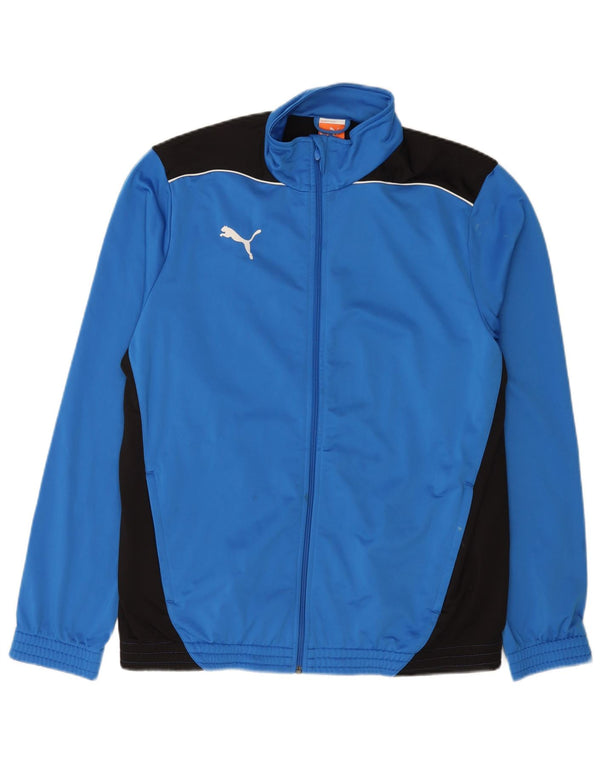 Puma Mens Tracksuit Top Jacket Grande Azul Colorblock Poliéster