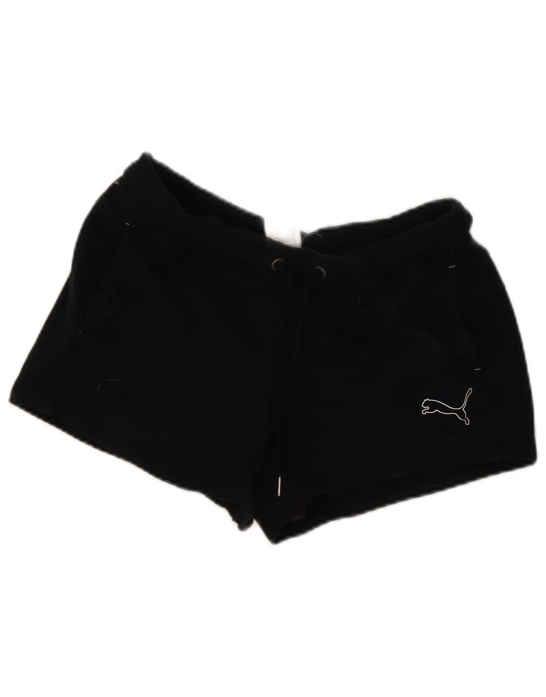 Shorts esportivos femininos Puma UK 12 médio algodão preto