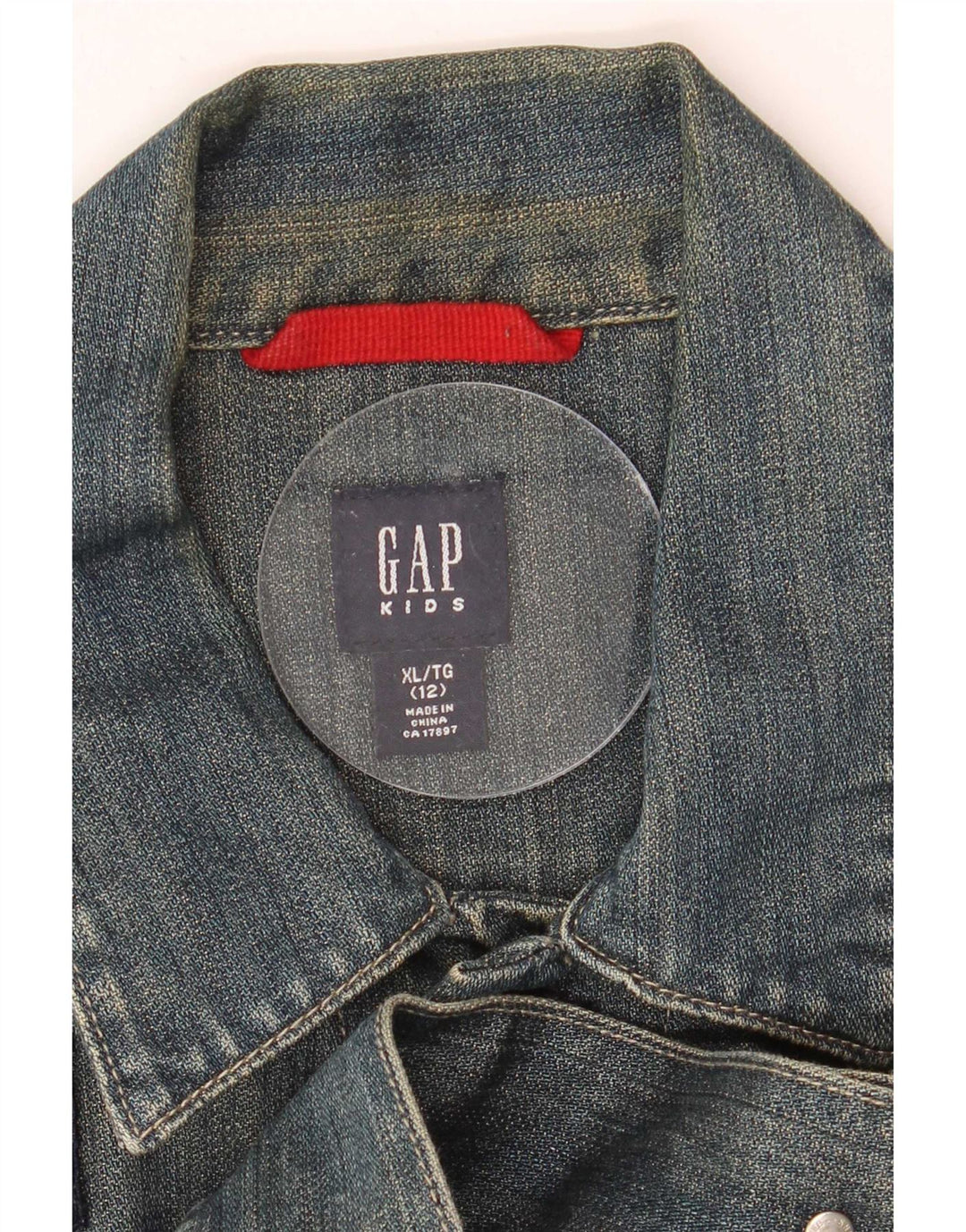 Jaqueta jeans para meninos Gap 11-12 anos XL Azul
