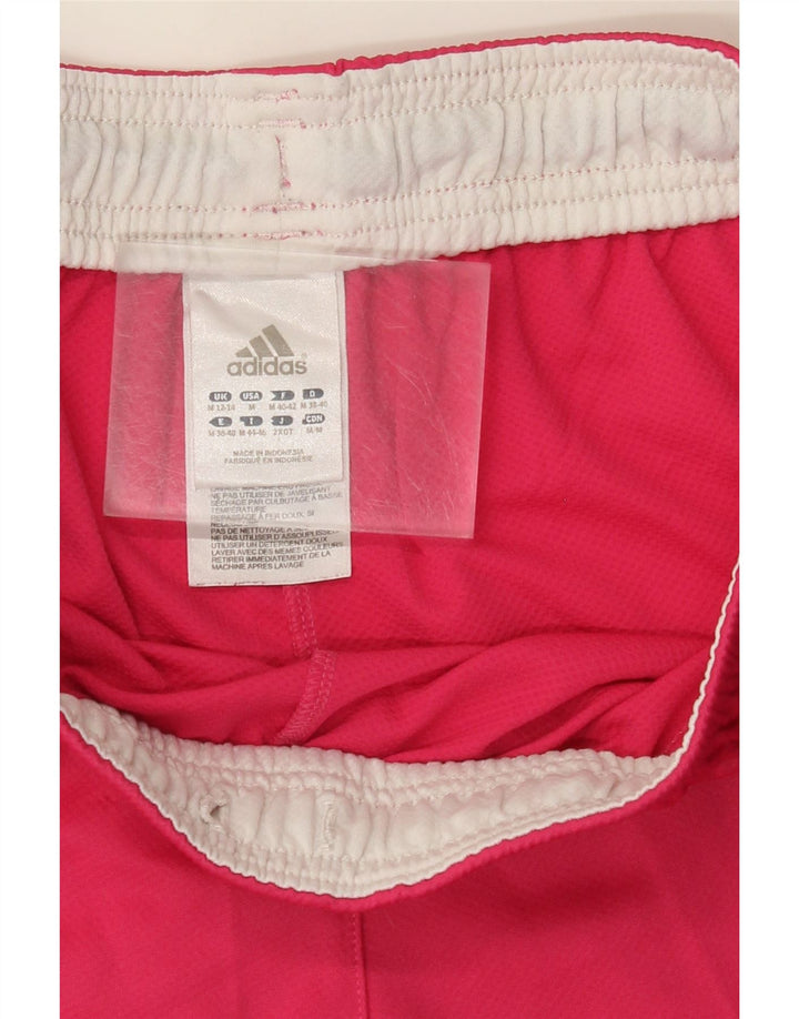 Shorts esportivos femininos ADIDAS UK 12/14 médio rosa poliéster