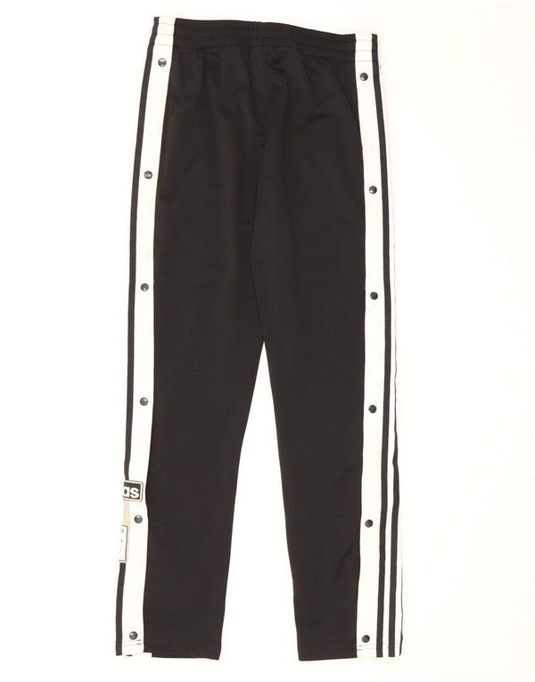 Calças de treino Adidas meninas 13-14 anos preto colorblock poliéster