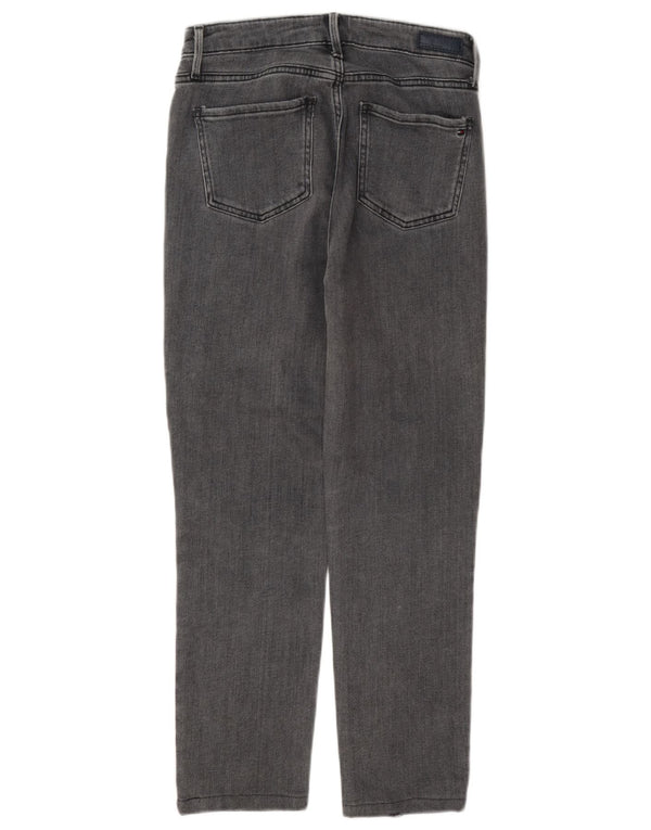 Jeans cropped feminino Tommy Hilfiger W27 L25 algodão cinza