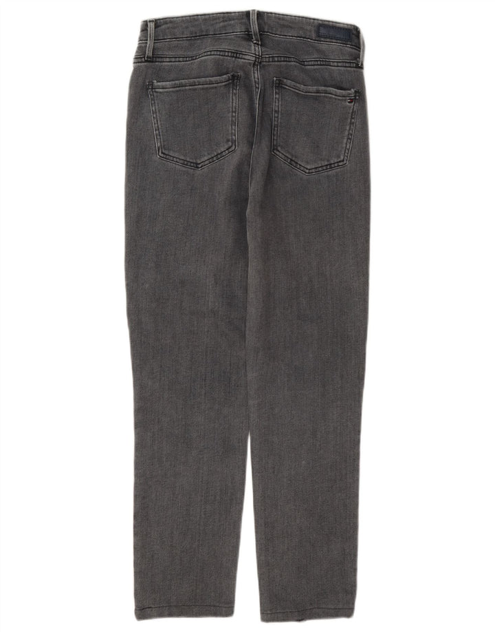 Jeans cropped feminino Tommy Hilfiger W27 L25 algodão cinza