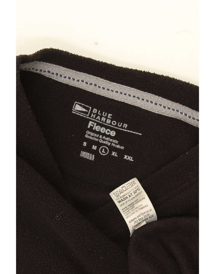 Suéter de lã masculino Marks & Spencer grande poliéster preto