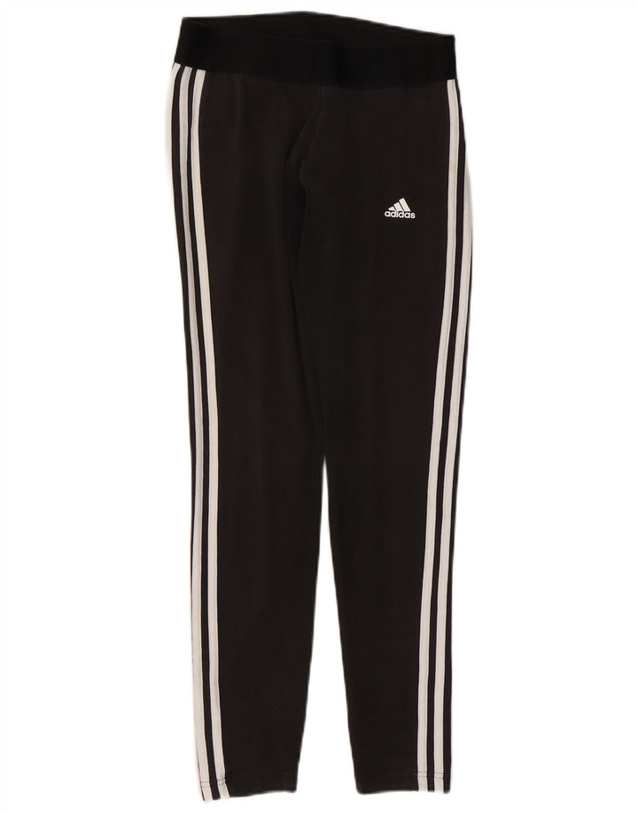Leggings Adidas Femininas UK 12/14 Médio Algodão Preto